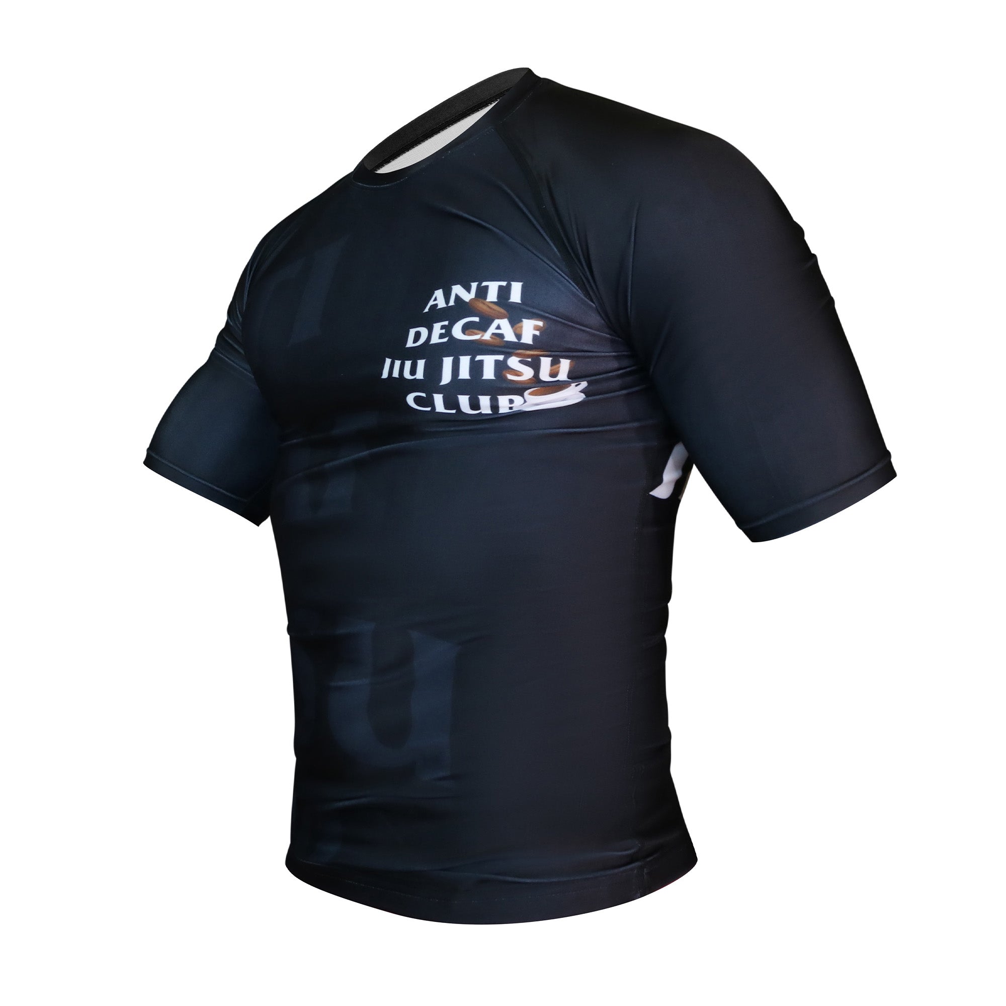 Anti Decaf Jiu Jitsu Club 2.0 Rashguard - Short Sleeve - Coffee&Kimuras