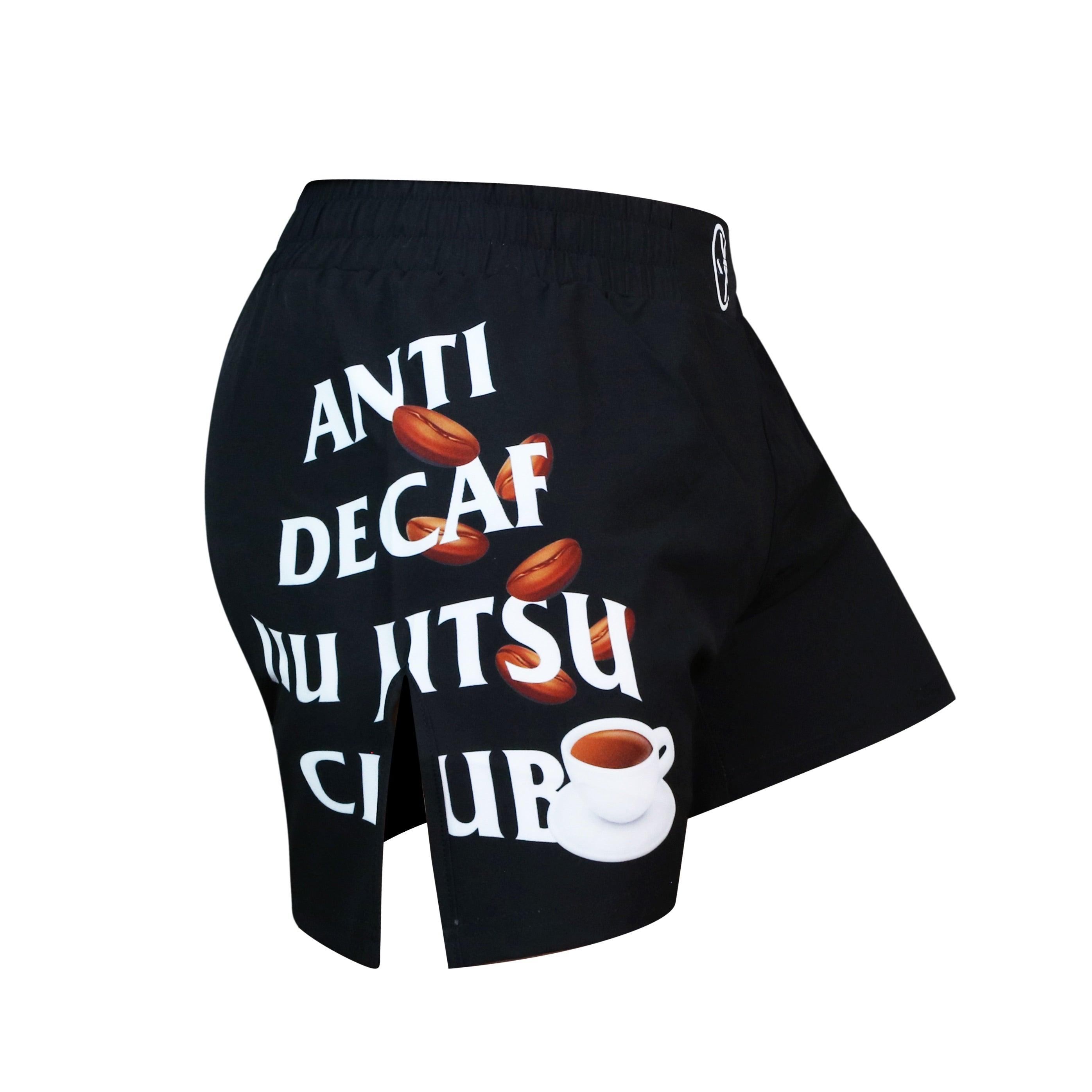 Anti Decaf Jiu Jitsu Club Hybrid Fight Shorts - Coffee&Kimuras