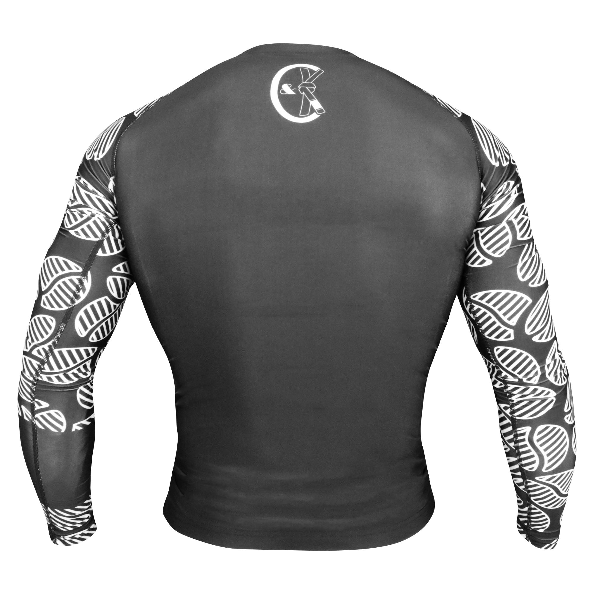 Signature 2.0 Ranked Long Sleeve Rashguard - Black - Coffee&Kimuras