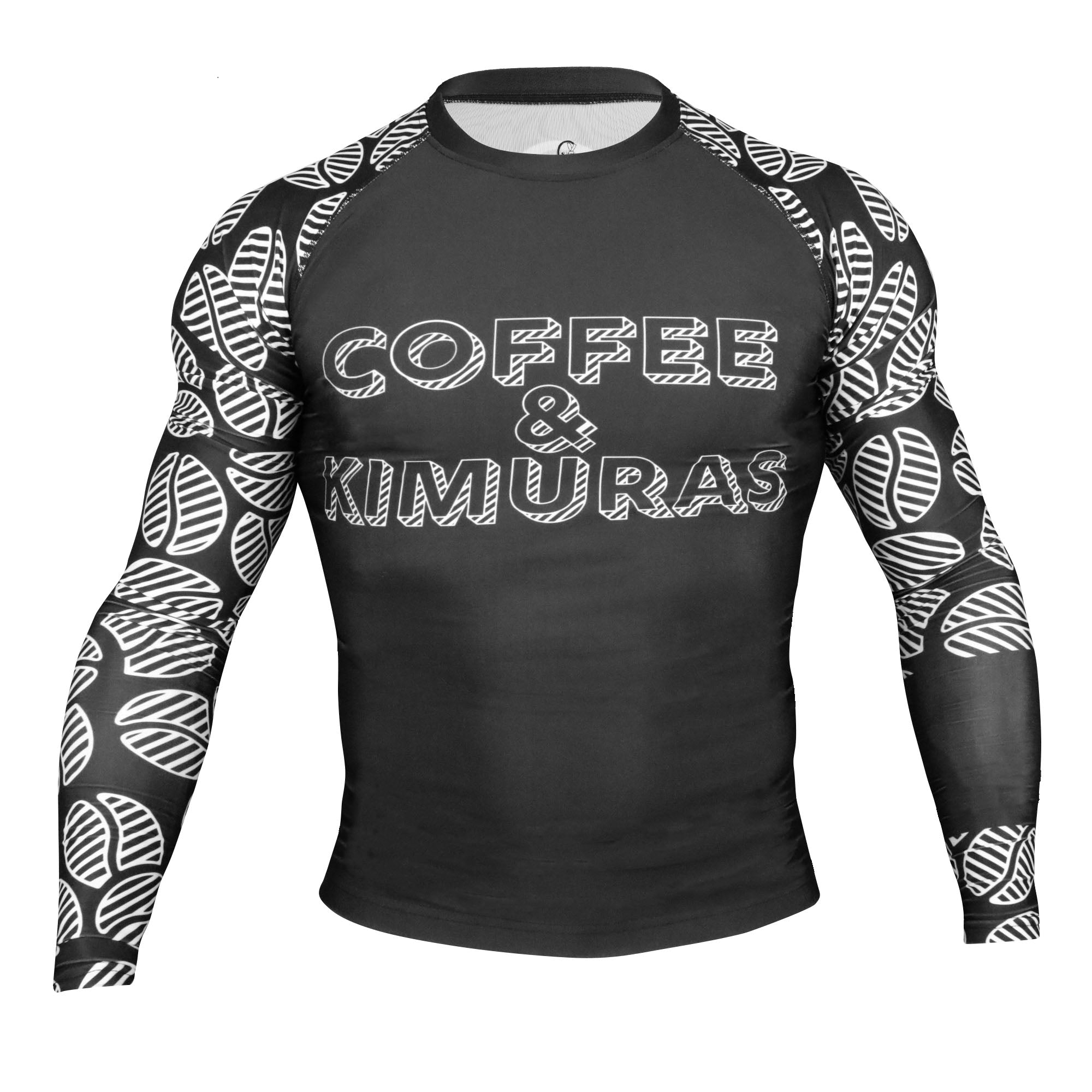 Signature 2.0 Ranked Long Sleeve Rashguard - Black - Coffee&Kimuras