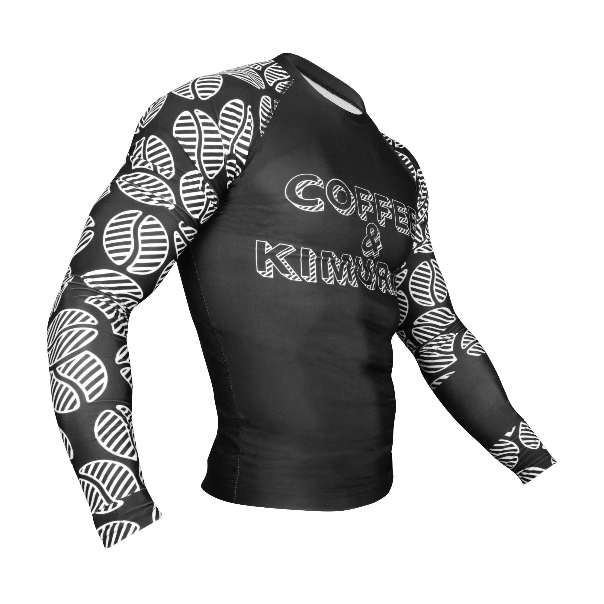 Signature 2.0 Ranked Long Sleeve Rashguard - Black - Coffee&Kimuras