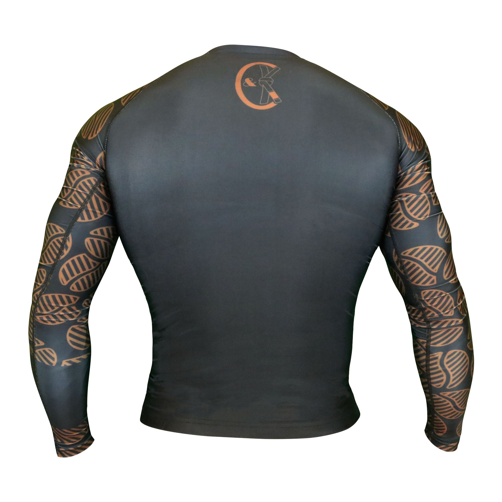 Signature 2.0 Ranked Long Sleeve Rashguard - Brown - Coffee&Kimuras