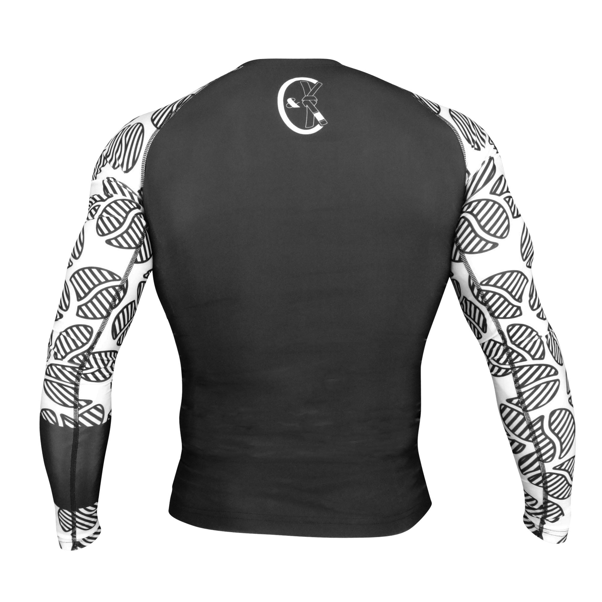 Signature 2.0 Ranked Long Sleeve Rashguard - White - Coffee&Kimuras