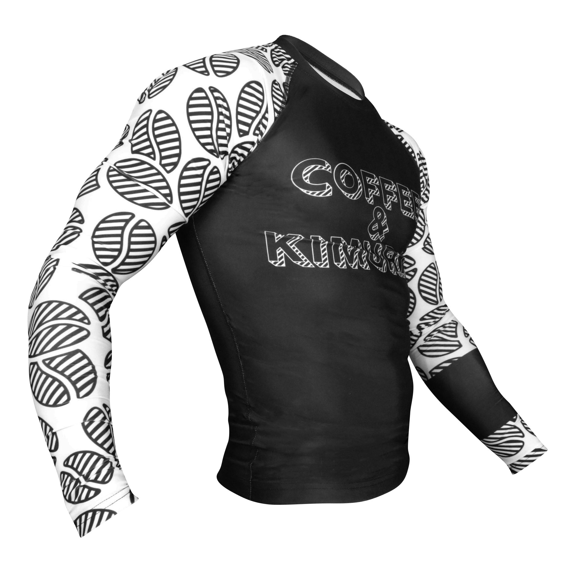 Signature 2.0 Ranked Long Sleeve Rashguard - White - Coffee&Kimuras