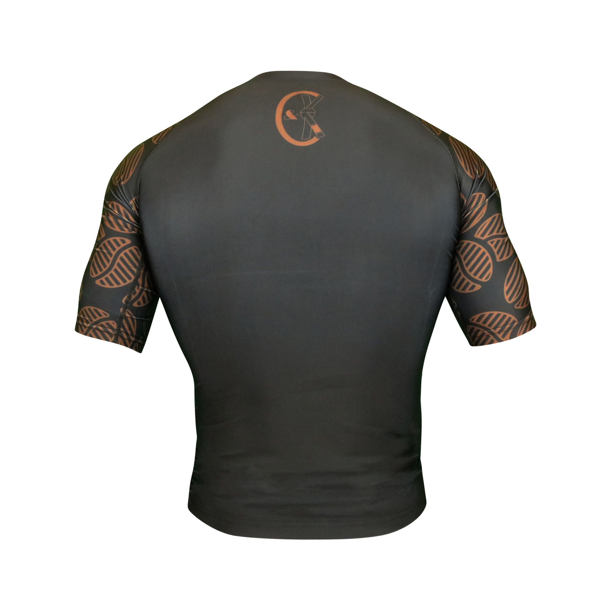 Signature 2.0 Ranked Short Sleeve Rashguard - Brown - Coffee&Kimuras