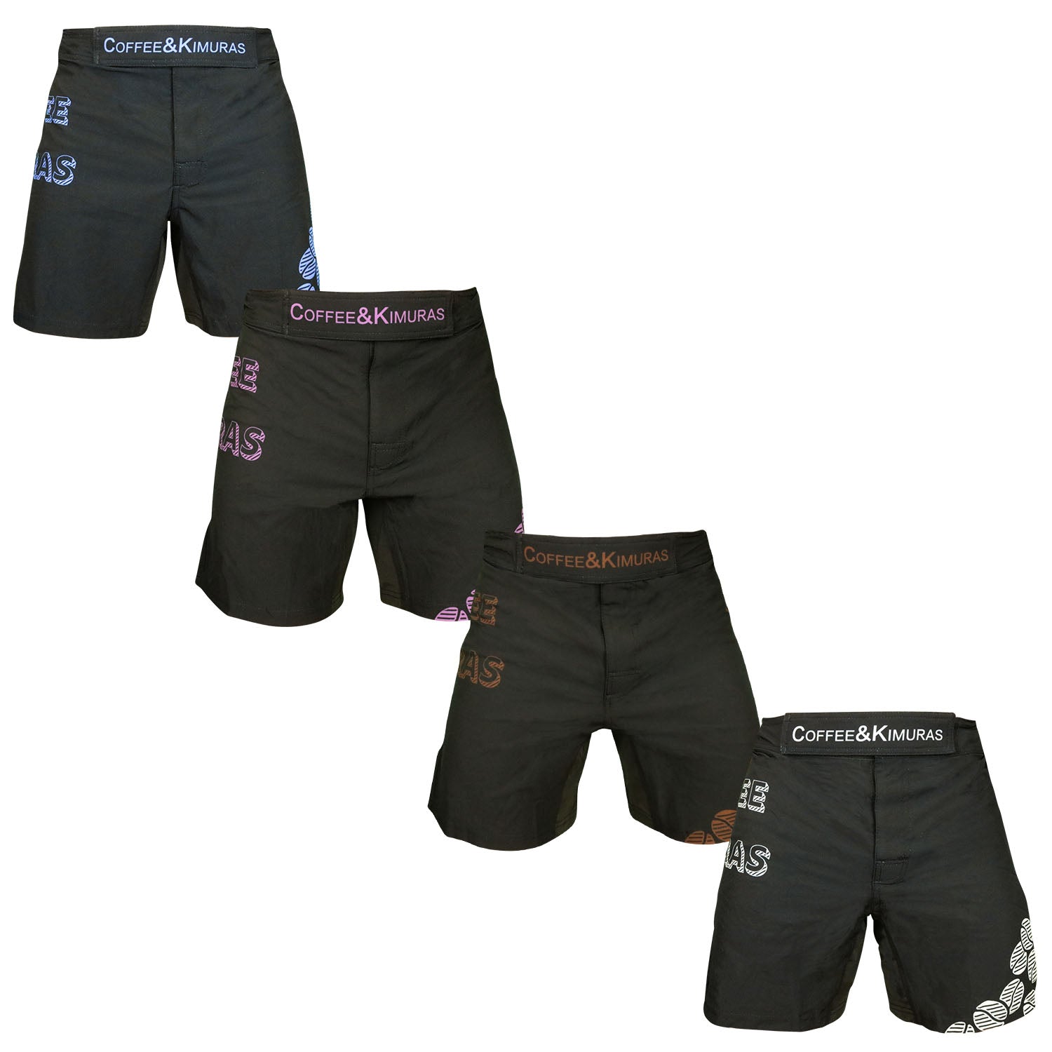 Signature 2.0 Ranked Grappling Shorts - Brown - Coffee&Kimuras