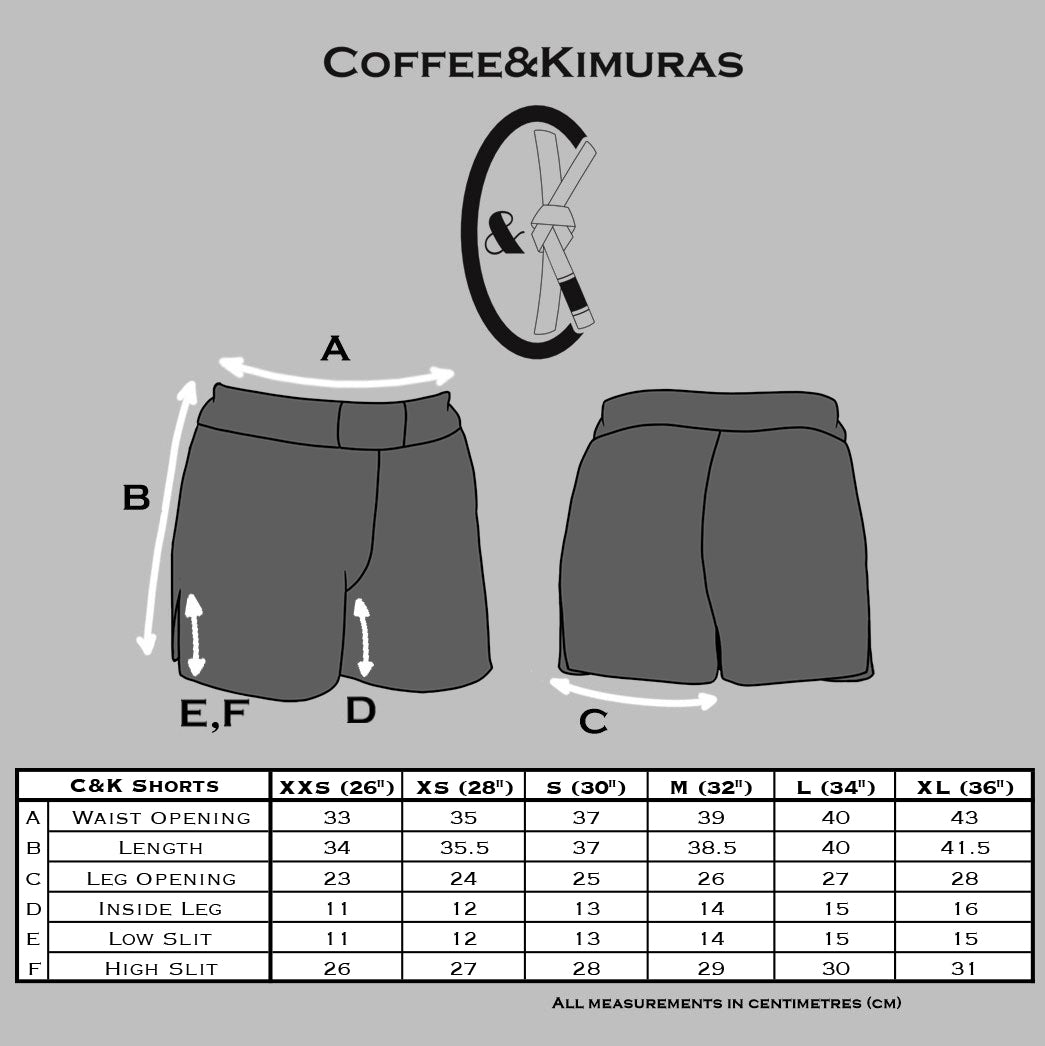 Flat White Hybrid Fight Shorts (Production Issues)