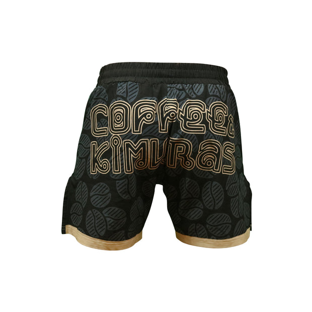 Americano Hybrid Fight Shorts - Coffee&Kimuras Coffee And Kimuras BJJ Jiu Jitsu MMA Apparel Rashguard Shorts Fightwear