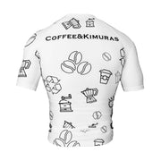 Doodle Short Sleeve Rashguard - Coffee&Kimuras
